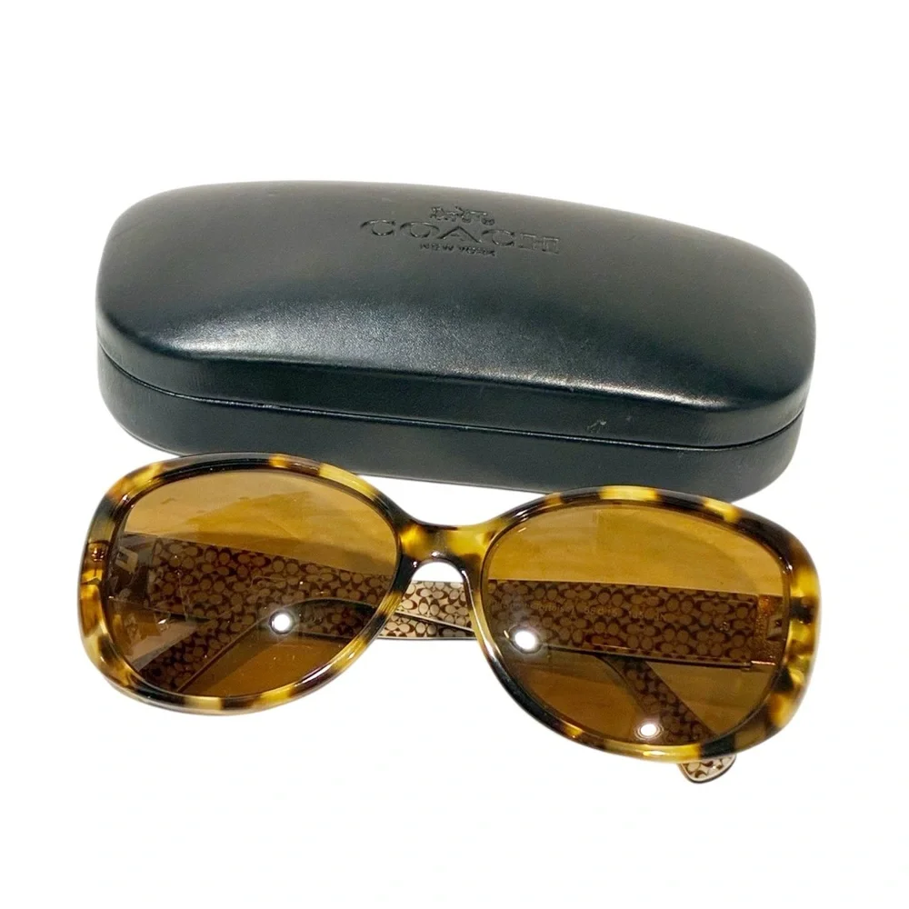 Coach HC 8040BL030 Keri 5047/13 Brown Tort Sunglasses Prescription